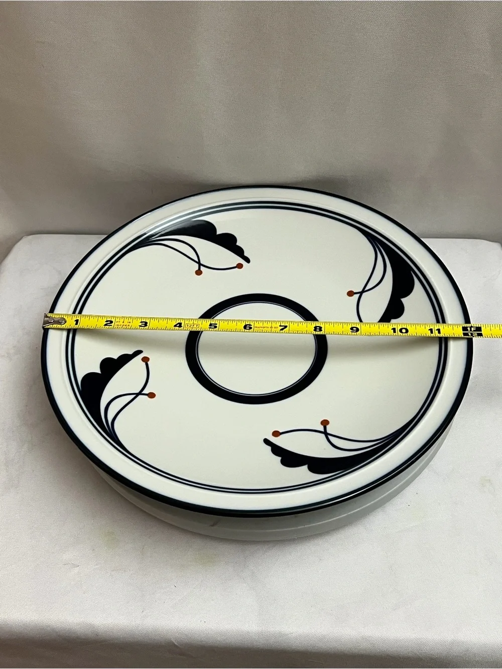 Dansk International Designs NR Japan Mesa Blue Round Serving Platter 12”